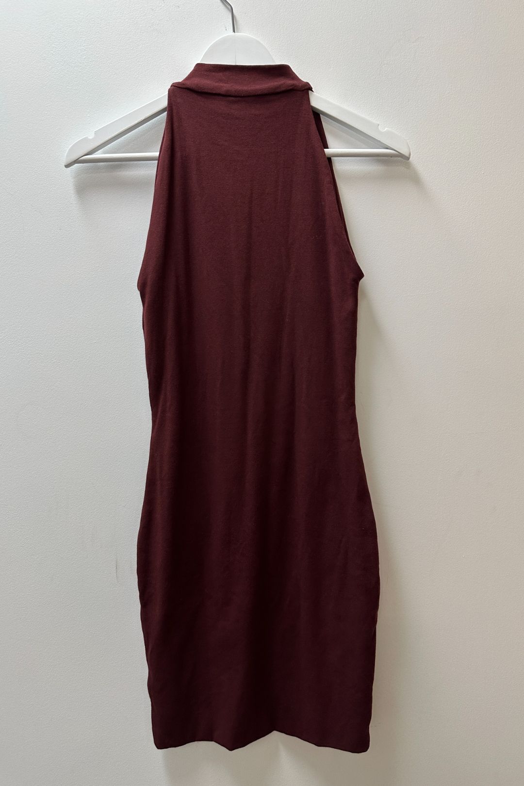 Buy Burgundy Bodycon Mini Dress | Kookai | GlamCorner