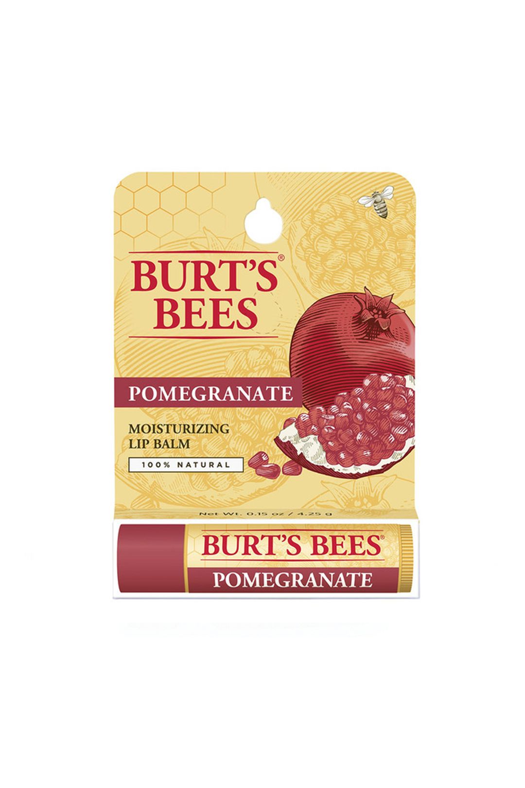 burts-bees-lip-balm-pomegranate-replenishing-tube