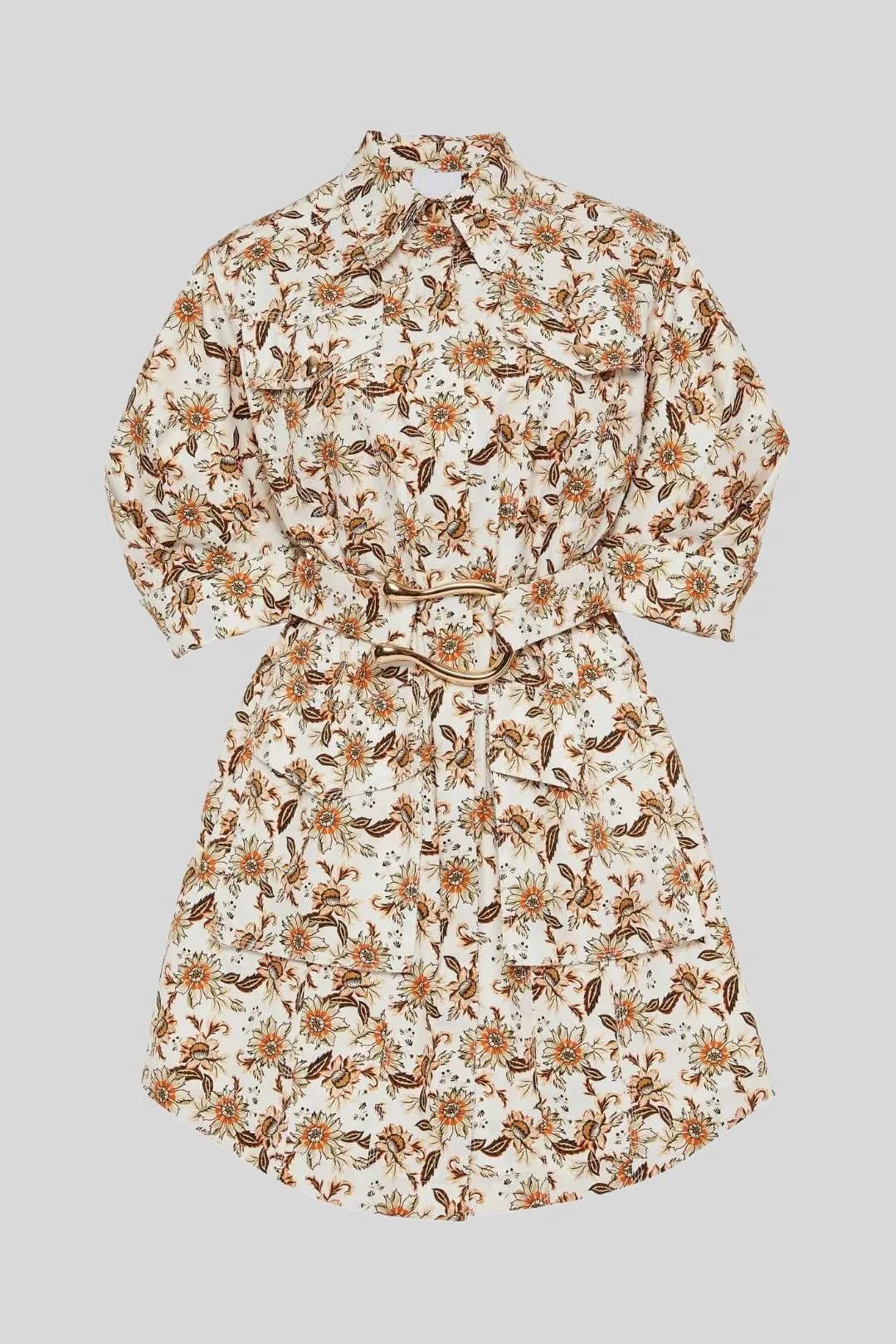 Willow Dress in Ivory Print by Acler, available for purchase