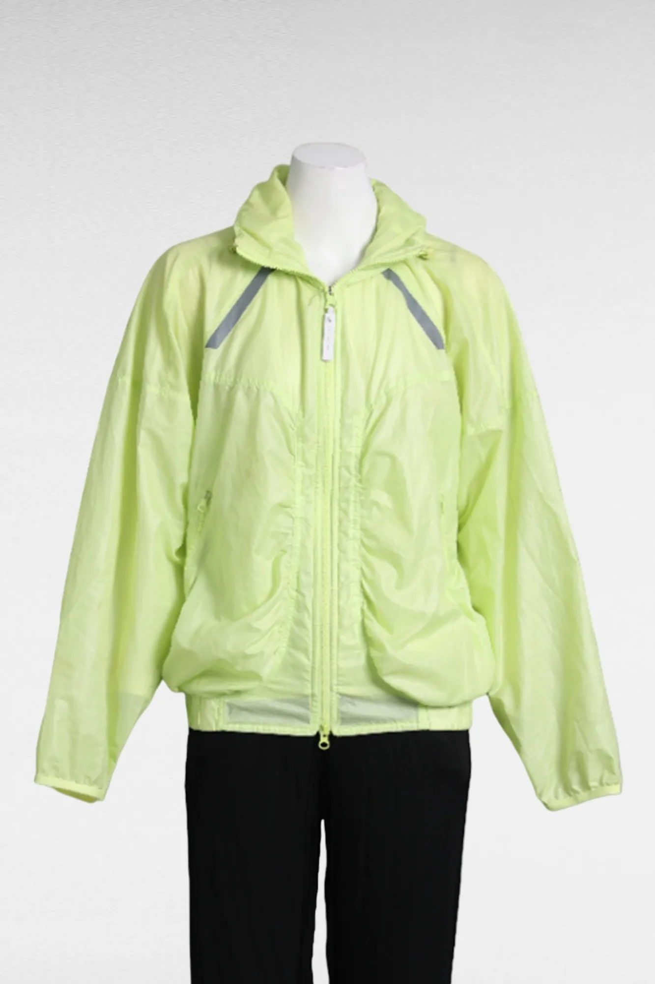 Neon Green Running Sports Jacket by Adidas by Stella McCartney, available for purchase