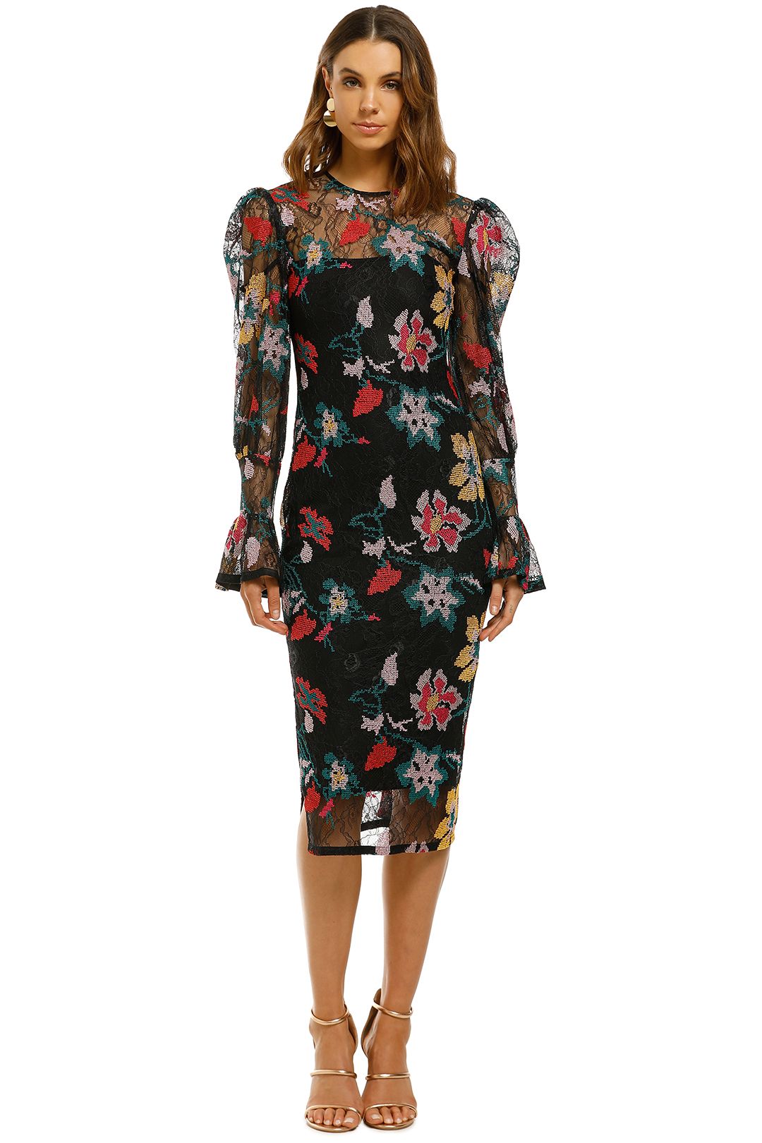 By-Johnny-Winter-Garden-Tulip-Sleeve-Midi-Dress-Front