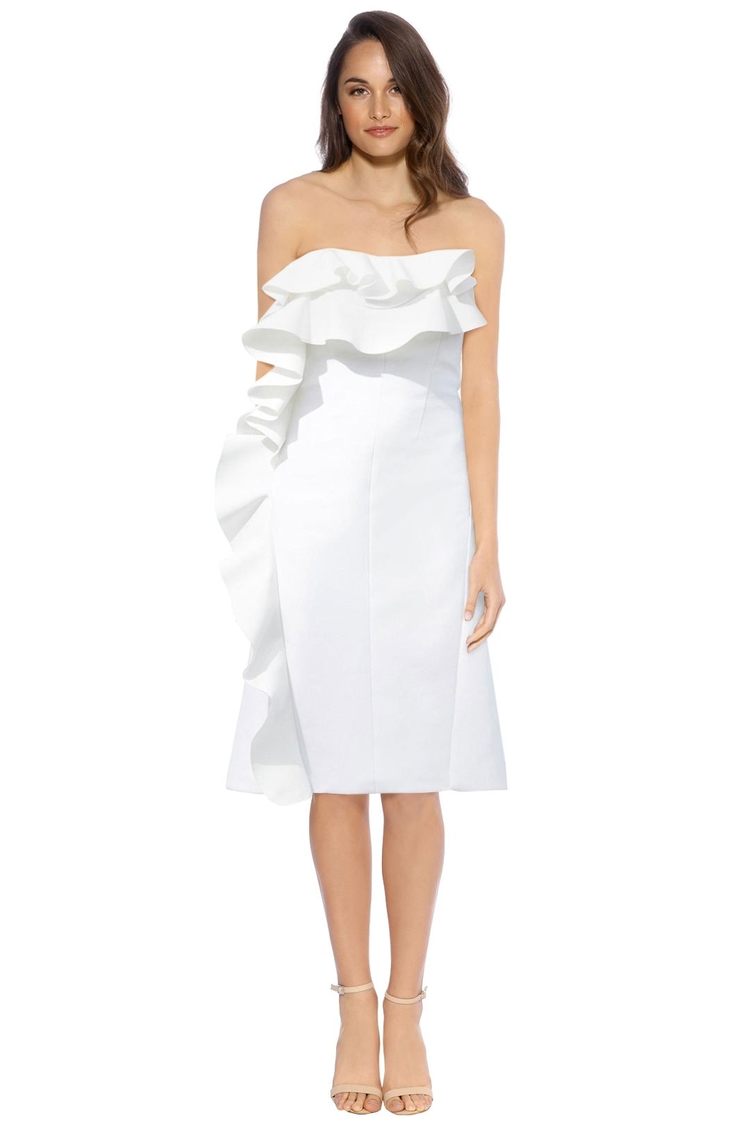 By Johnny - Tess Angel Strapless Dress - White - Front