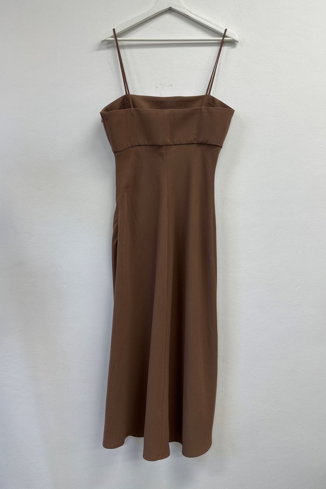 By Johnny - Brown Fall Bias Cut Midi Dress