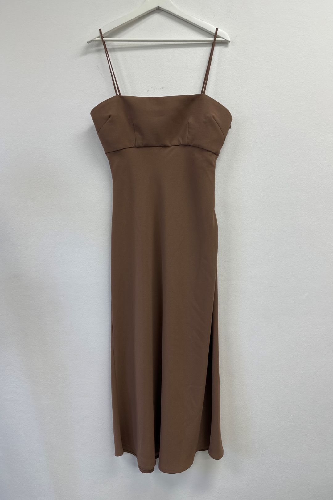 By Johnny - Brown Fall Bias Cut Midi Dress