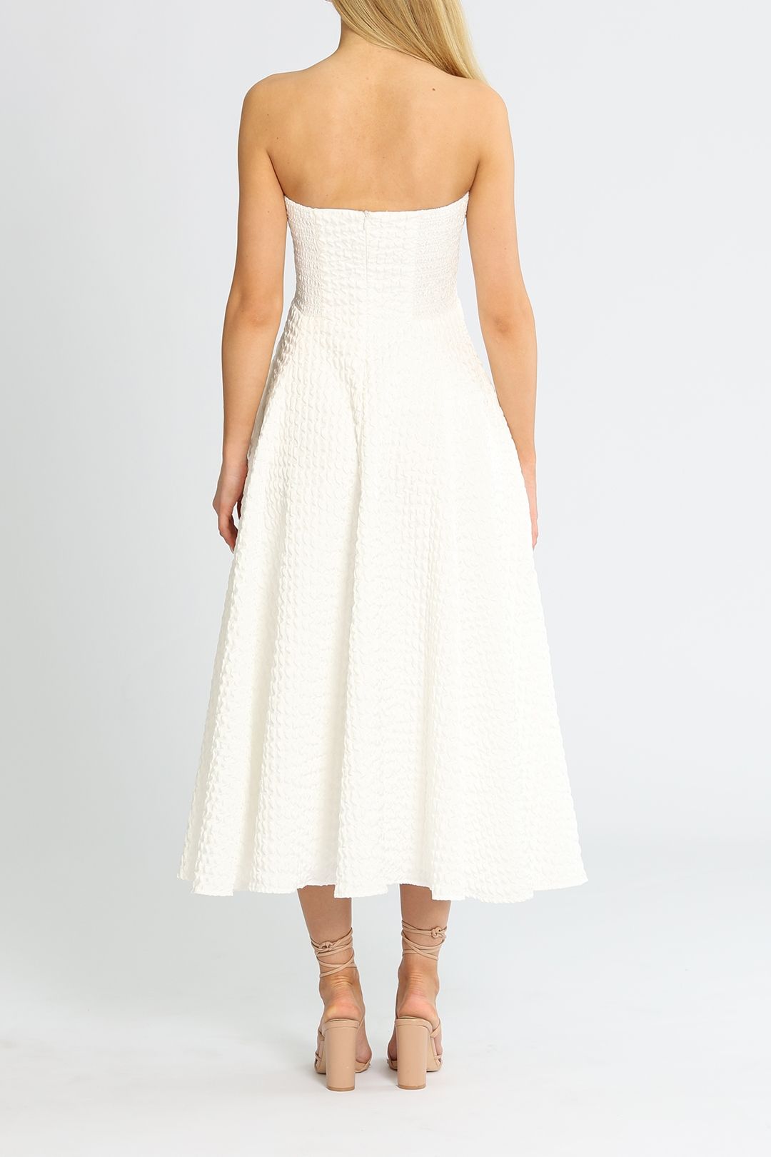 By Johnny Carrie Strapless Dress midi