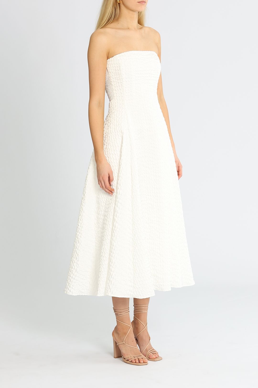By Johnny Carrie Strapless Dress white