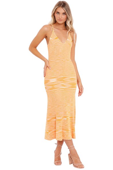 knee length dresses for ladies Dahlia Knit Midi Dress | Final Sale