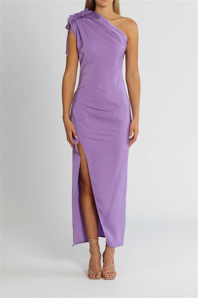 white dress asymmetrical Jluxlabel Women's Monette Asymmetric Dress