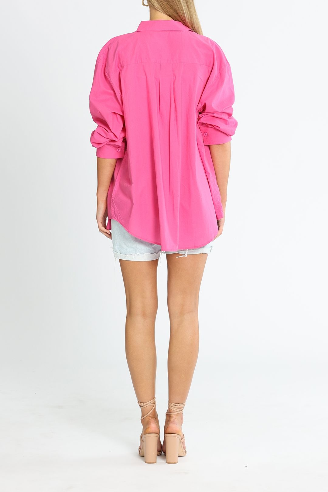 By Johnny Mason Shirt Pink Relaxed Fit