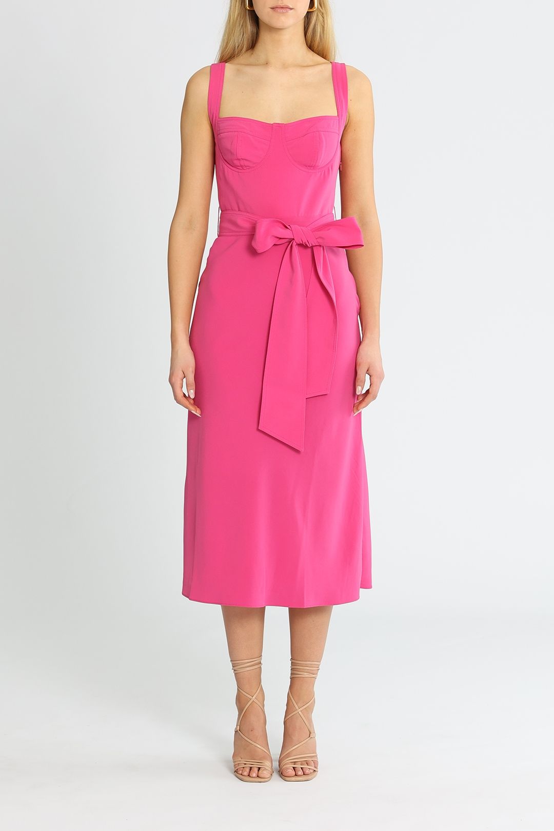 By Johnny Ora Midi Dress bow