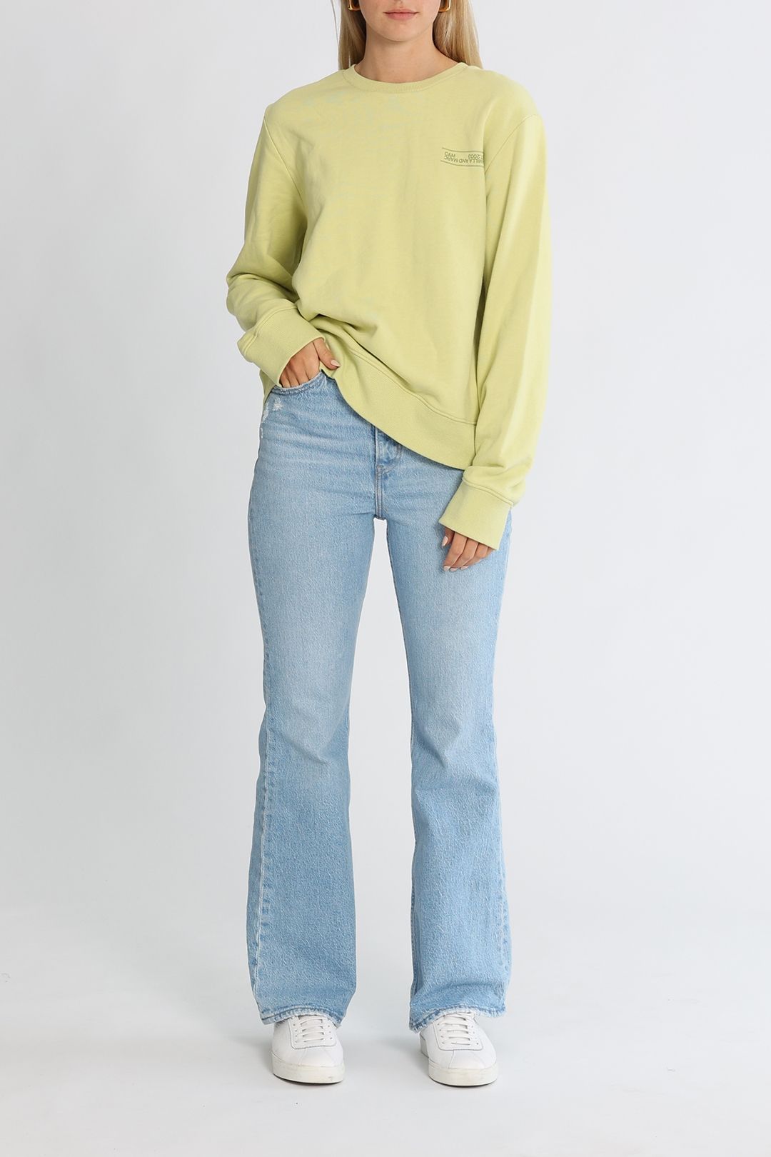 Hire Auburn Logo Sweater in Sour Lemon C M Camilla and Marc GlamCorner