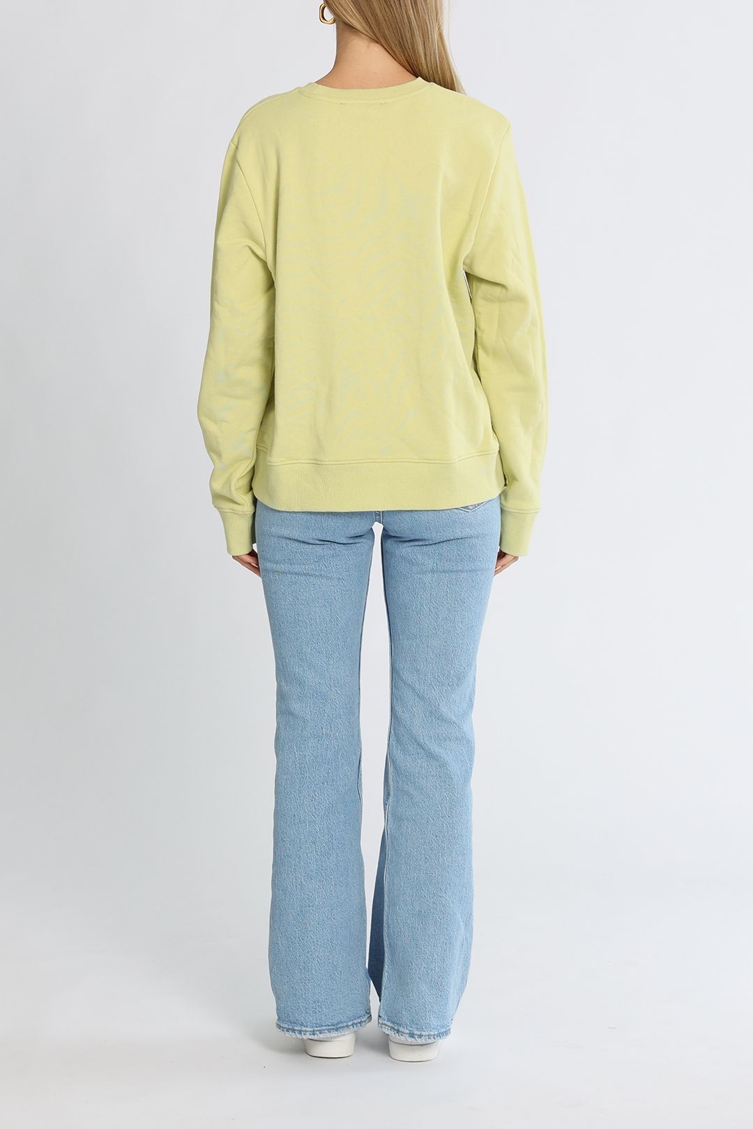 C&M Camilla and Marc Auburn Logo Sweater Sour Lemon Relaxed Fit