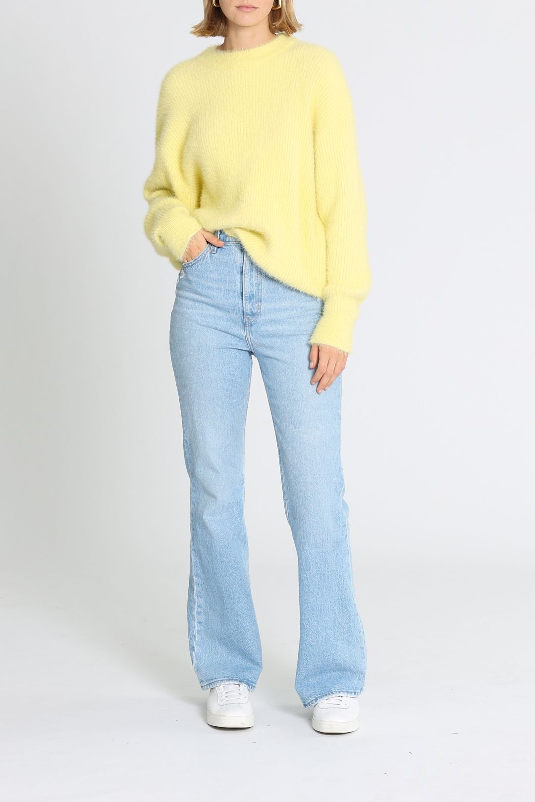 Hire Caprani Sweater in Lemon C M Camilla and Marc GlamCorner