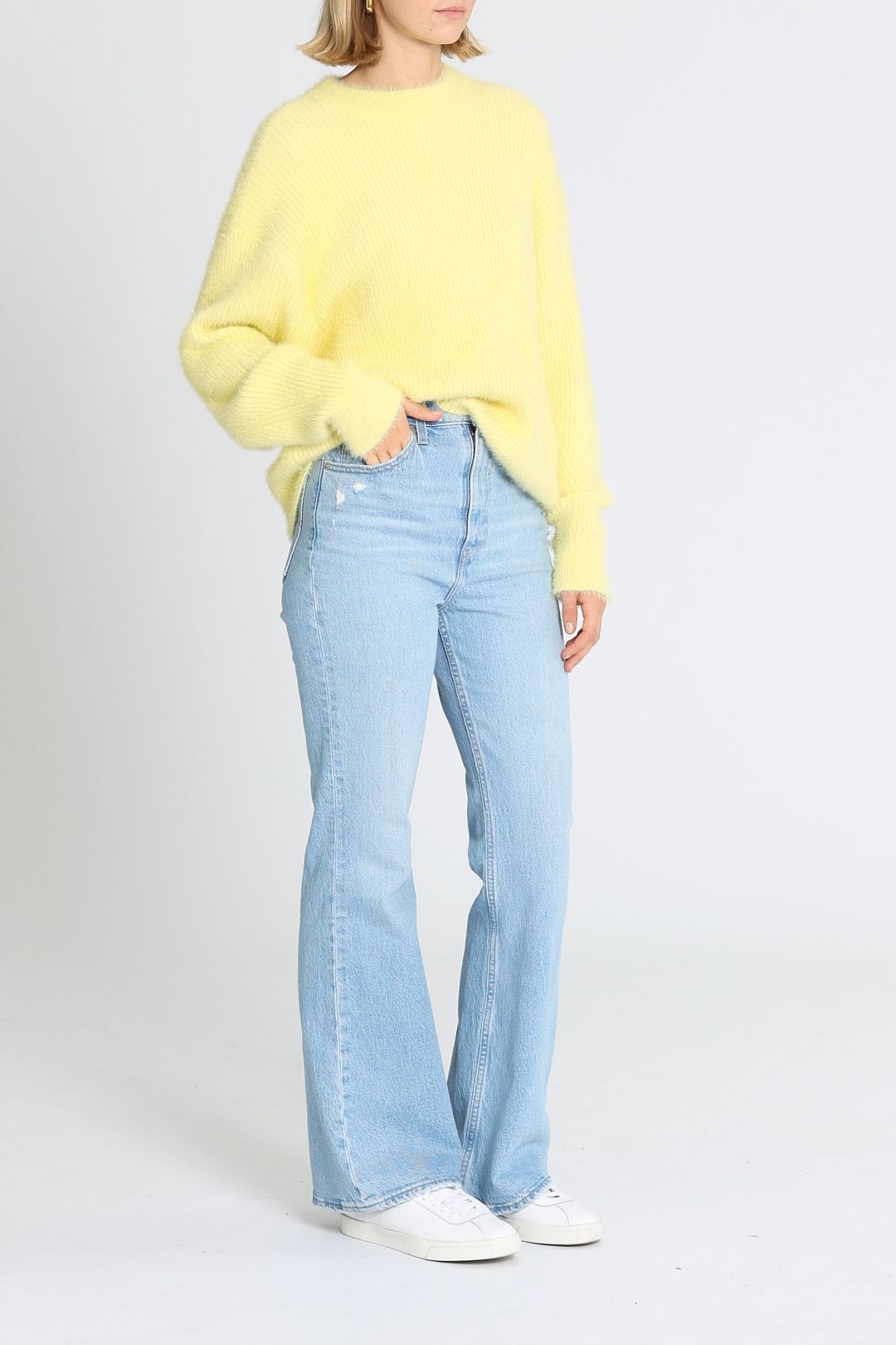 Hire Caprani Sweater in Lemon C M Camilla and Marc GlamCorner