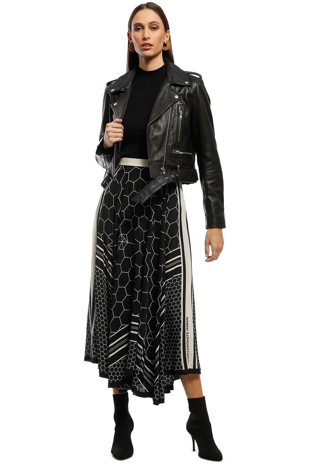Kitx leather jacket top