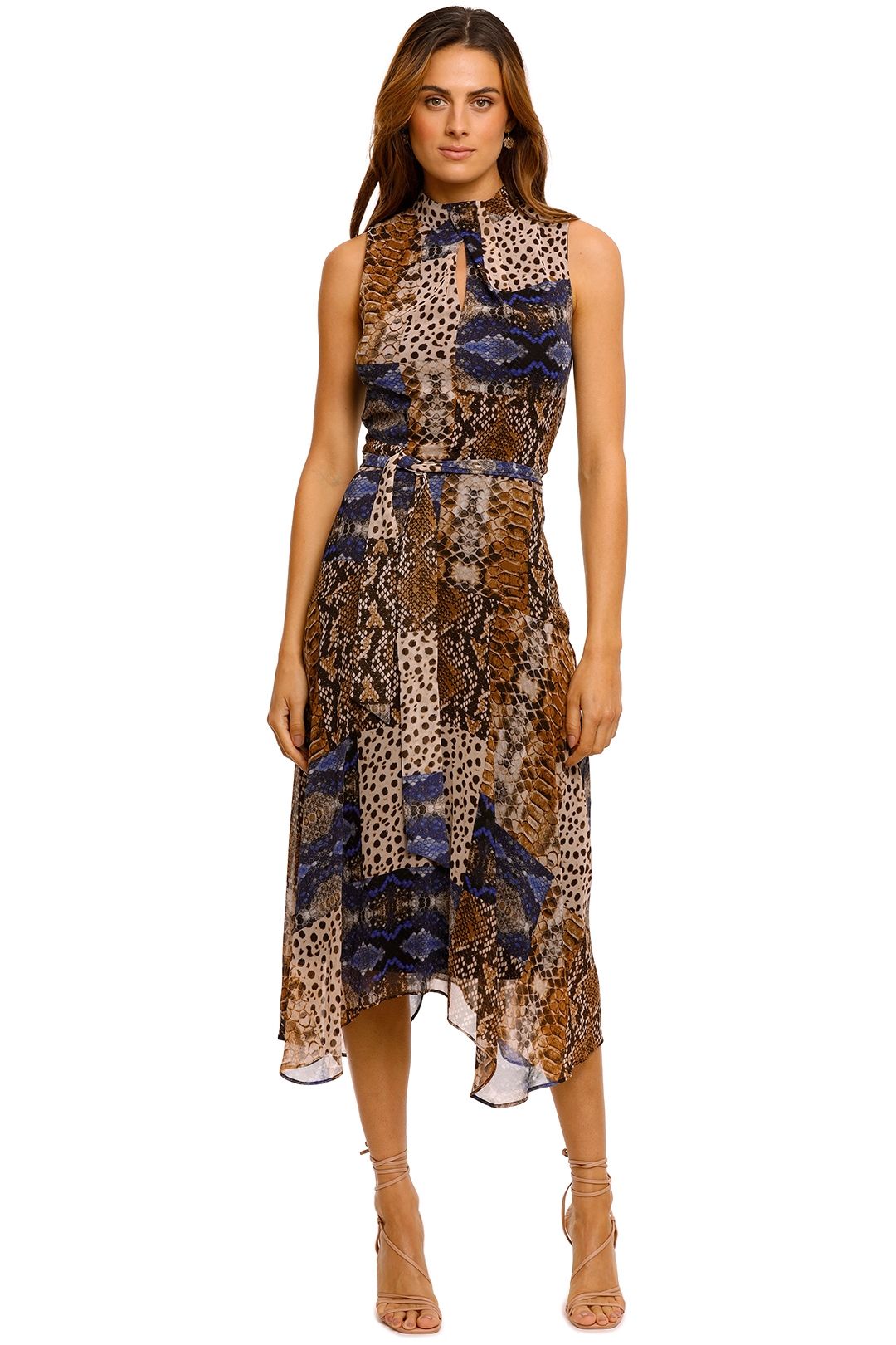 Calvin klein snake print dress sales