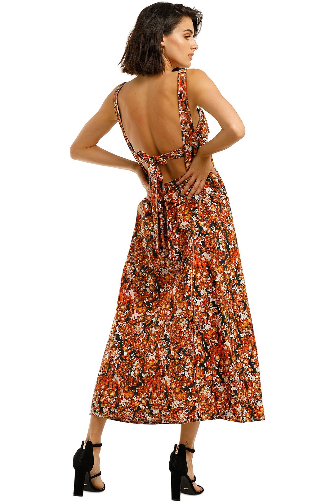 camilla and marc asterid midi dress CAMILLA AND MARC, ASTERID MIDI DRESS SILK COTTON