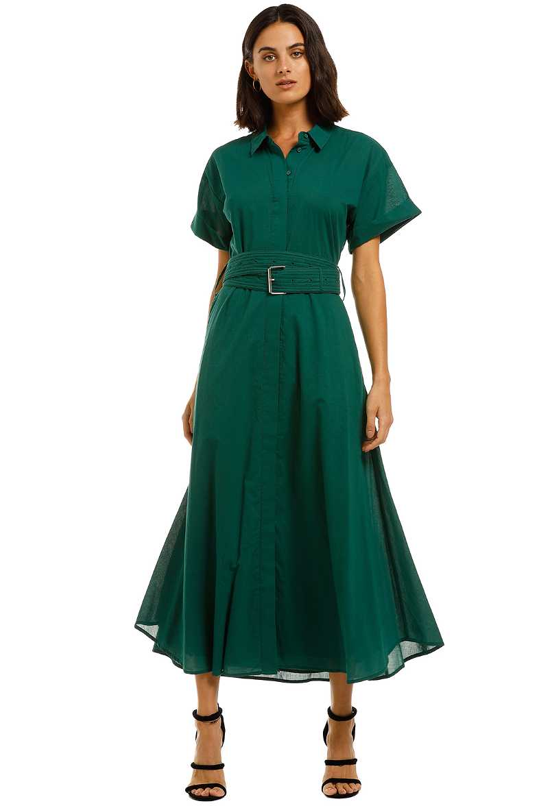 Maya Dress in Emerald Green by Camilla and Marc for Hire | GlamCorner