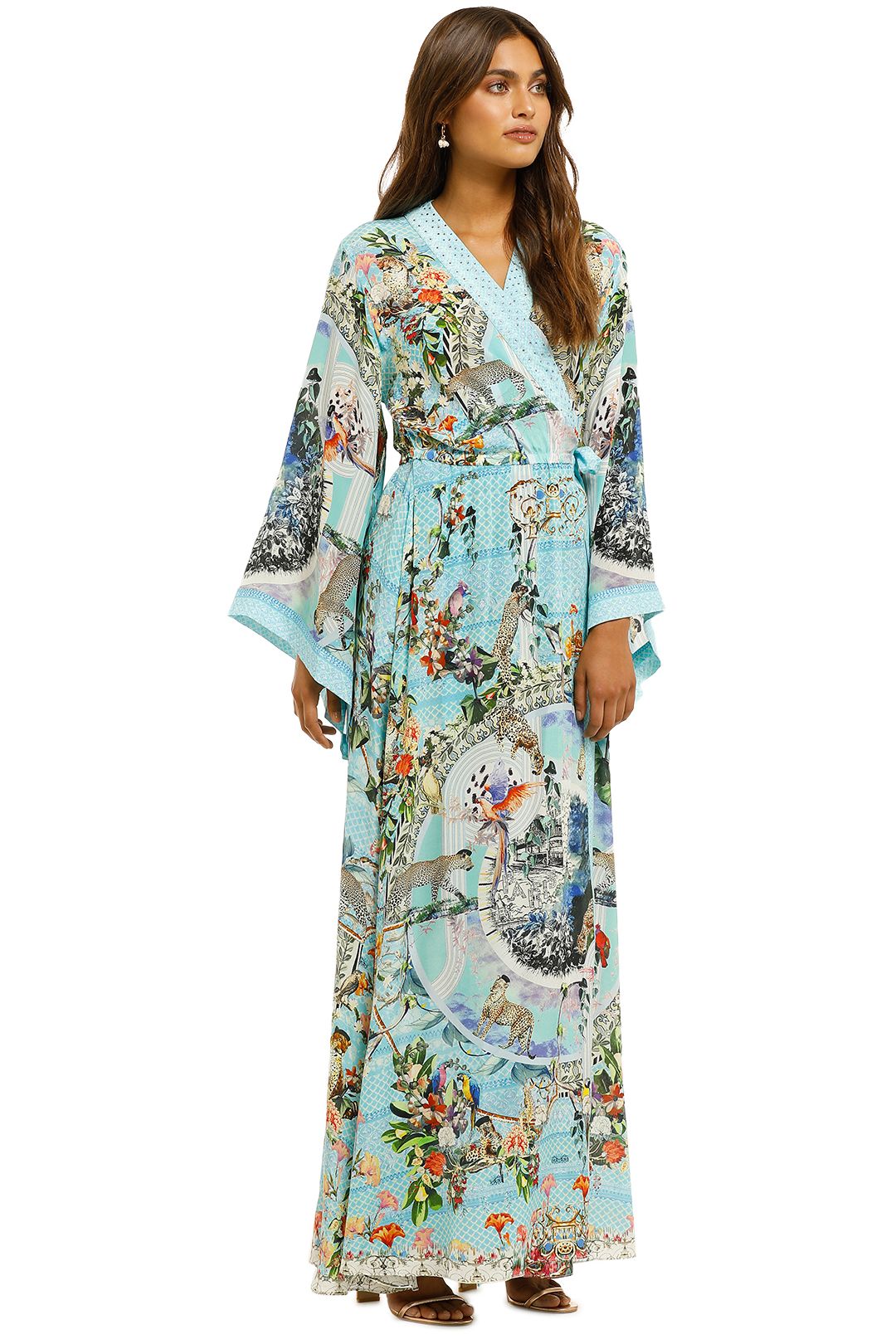 Kimono Wrap Dress in Girl from St Tropez by Camilla for Hire | GlamCorner