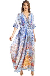 Camilla - Dreams Dress - Blue - Front