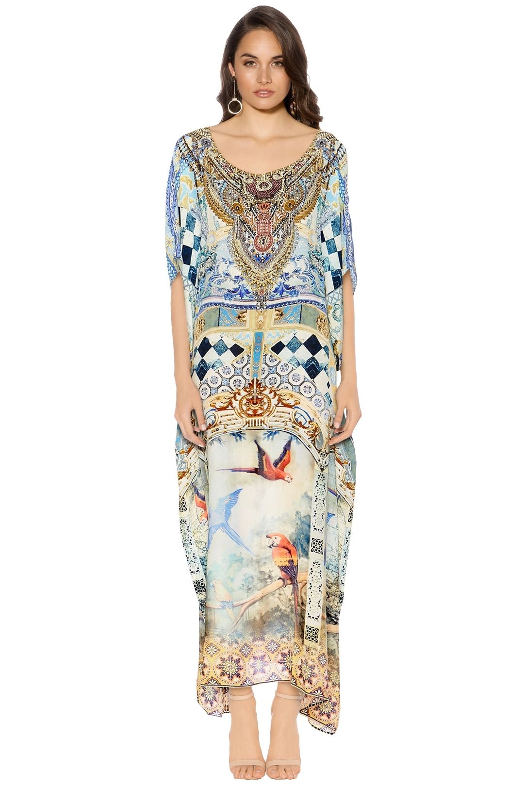 Lovers Dream Round Neck Kaftan by Camilla for Rent