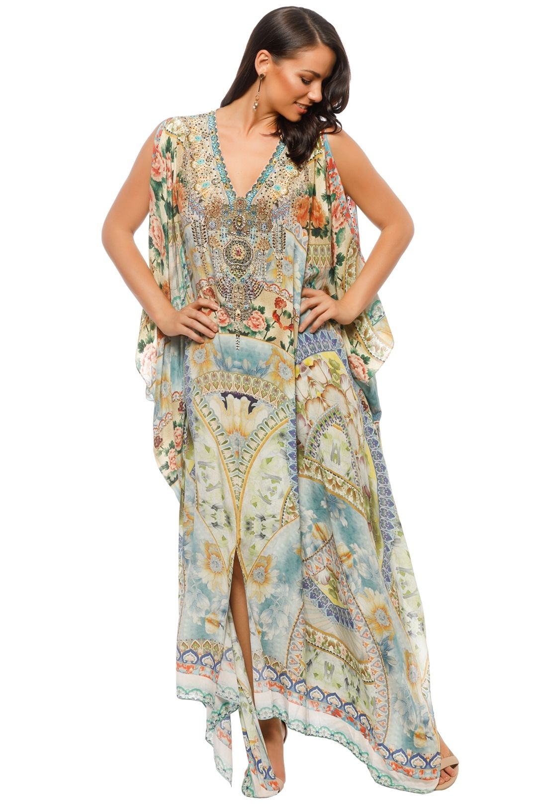 Camilla split front kaftan hot sale styling