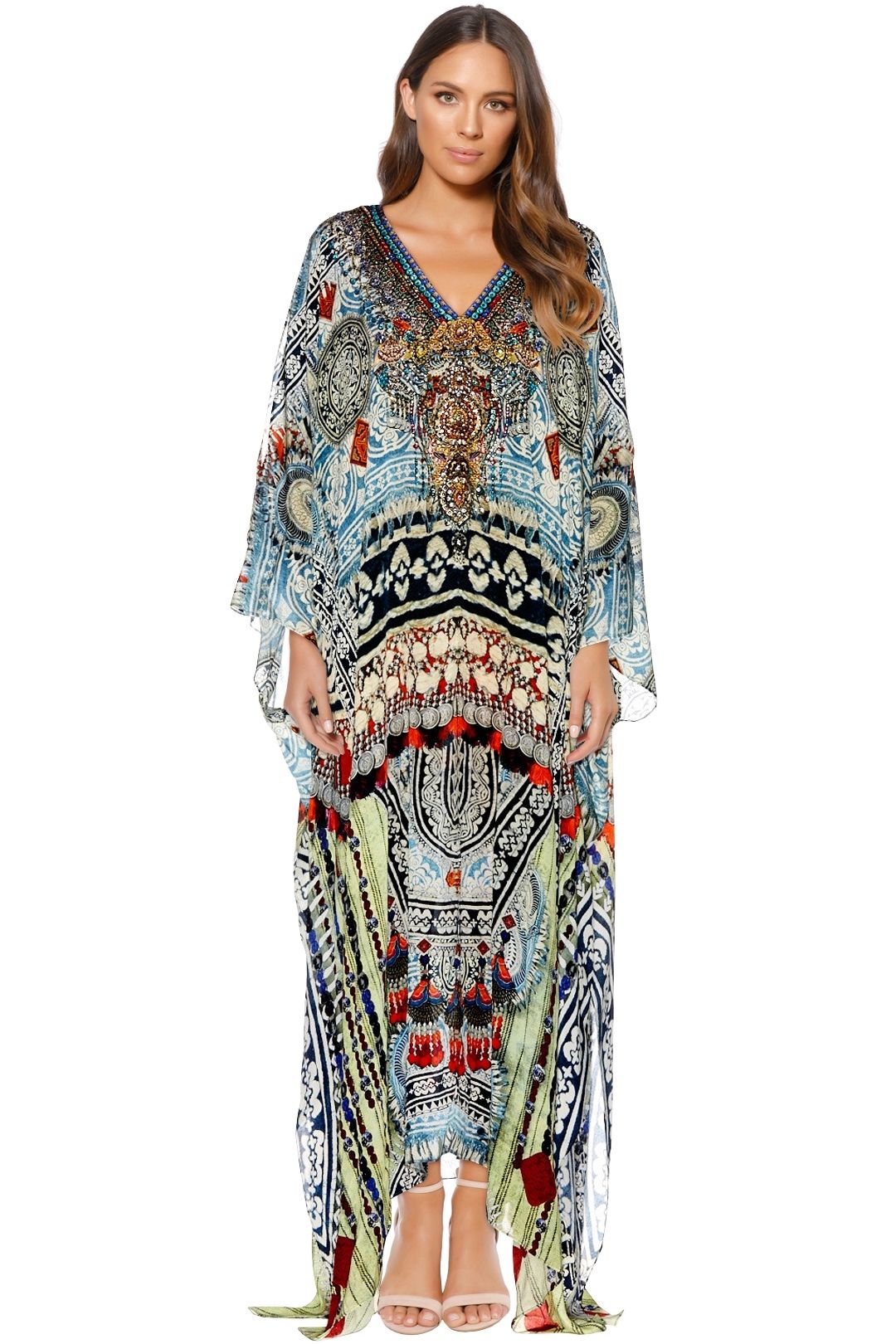 Kaftan with sleeves clearance