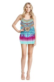 Camilla - Tides of Aurora Playsuit - Prints - Front