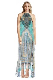Camilla - Topkapi Thread Sheer Overlay Dress - Prints - Front