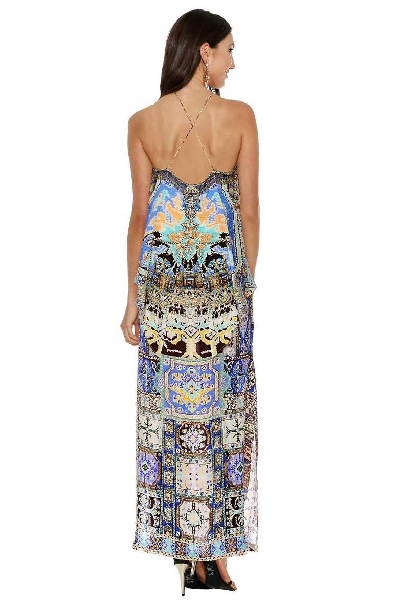 Rent Weave of Humanity Halterneck Layered Dress - Camilla Rent Weave of Humanity Halterneck Layered Dress - Camilla