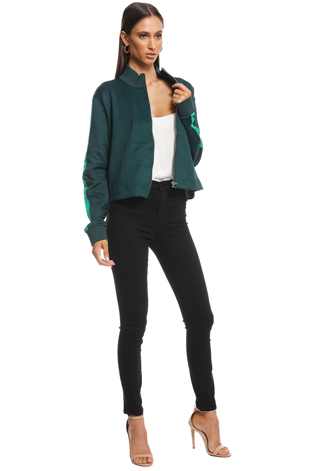 Camilla and Marc - Arie Track Jacket - Green - Side