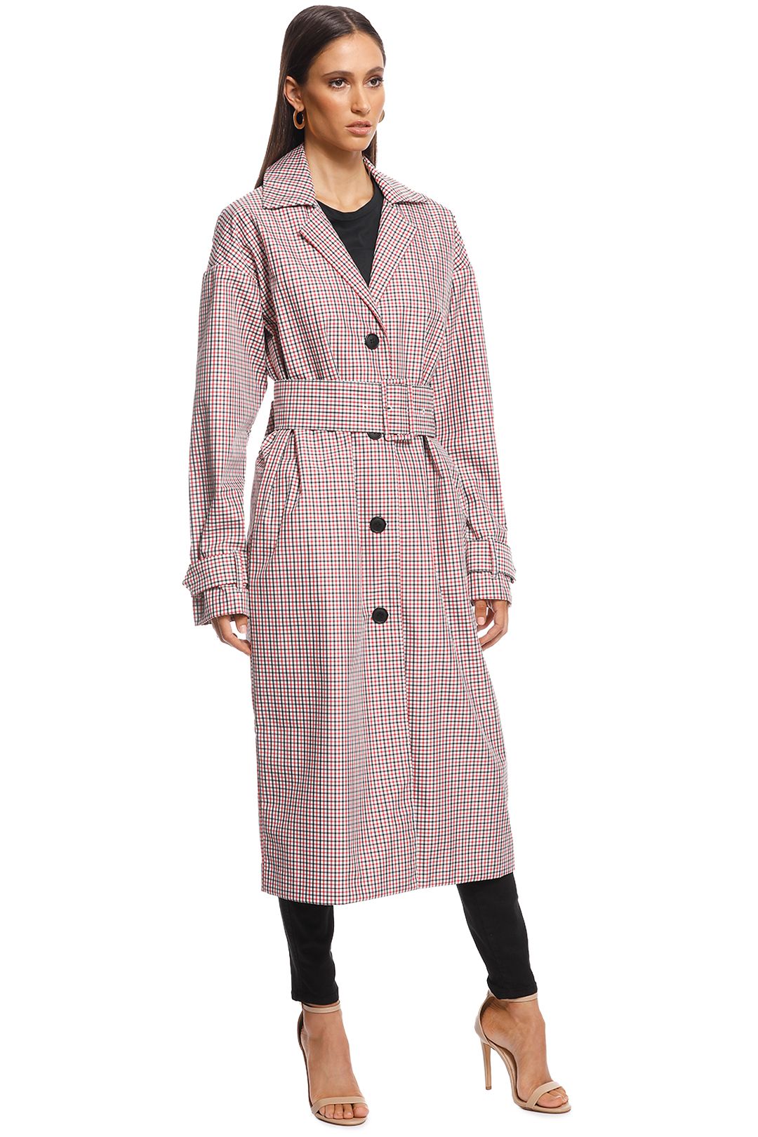 Eleta Check Coat by Camilla and Marc for Hire