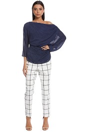 Camilla and Marc - Ella Top Puppytooth - Front