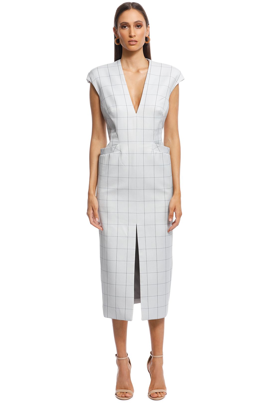 Camilla and Marc - Sappho Midi Dress - Grey - Front