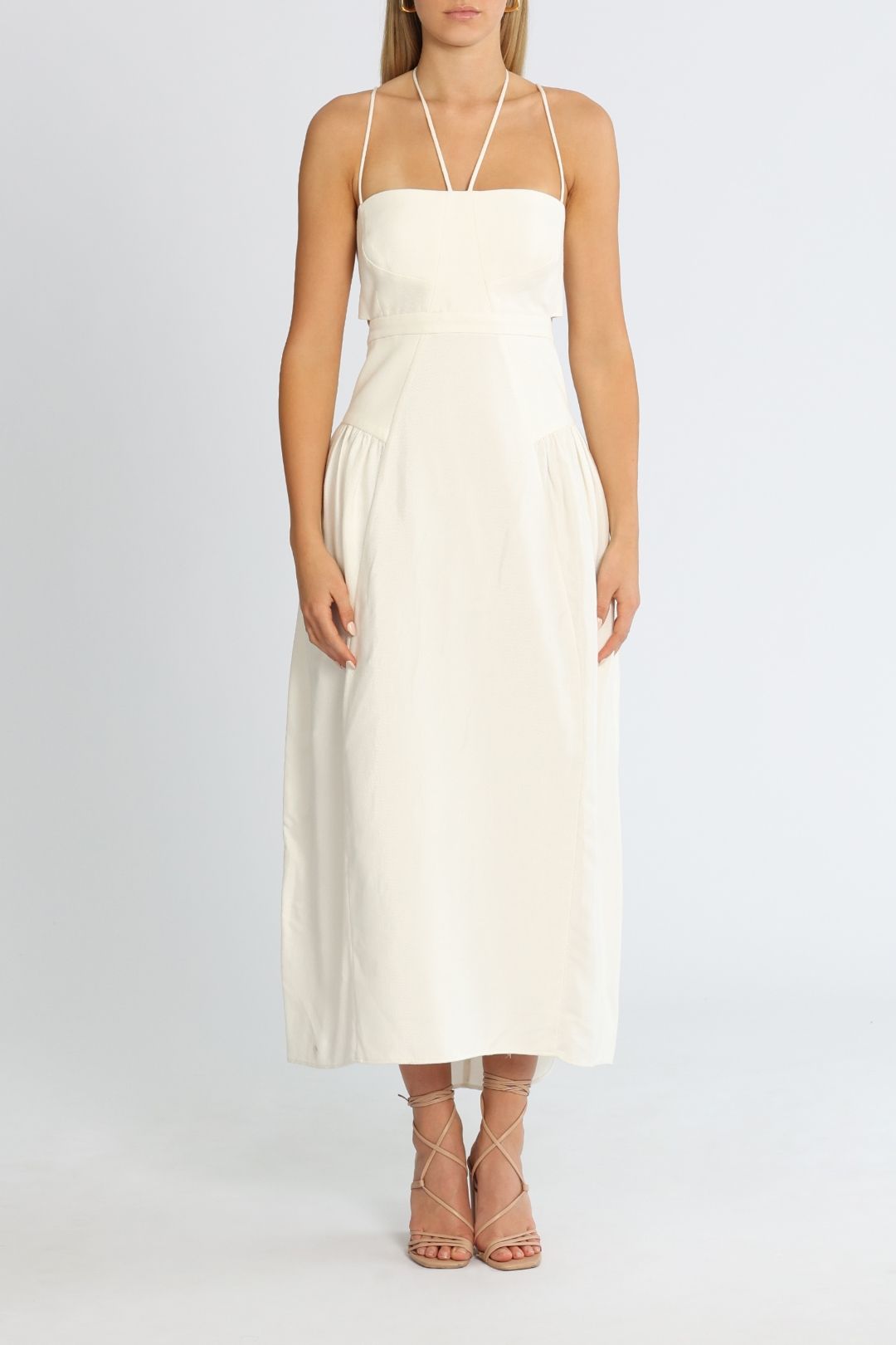 Camilla and Marc Alina Midi Dress Cream