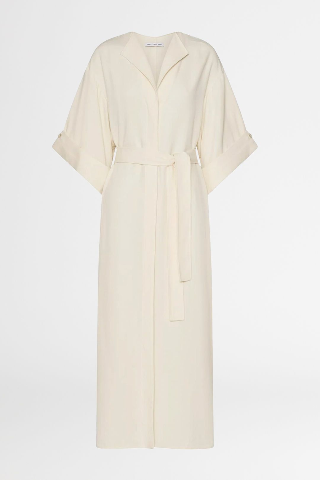 white christmas dresses Tove Mini Sash Dress in Cream - CAMILLA AND MARC® C&M – CAMILLA AND MARC main image 0