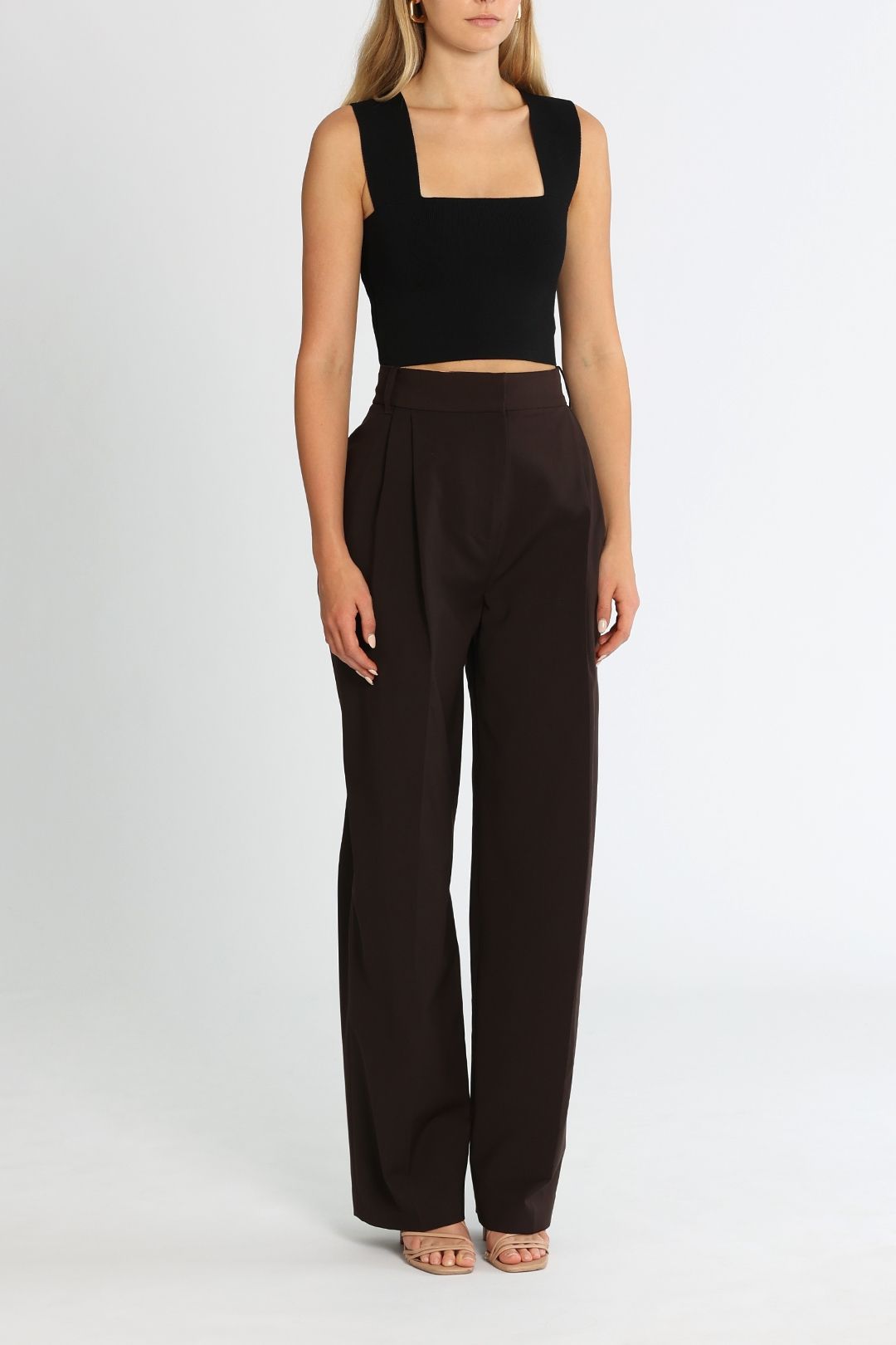 Hire Artie Pant in Dark Chocolate | Camilla and Marc | GlamCorner
