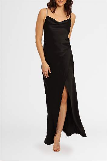 camilla and marc bowery slip dress green Hire Black | Maxi dress