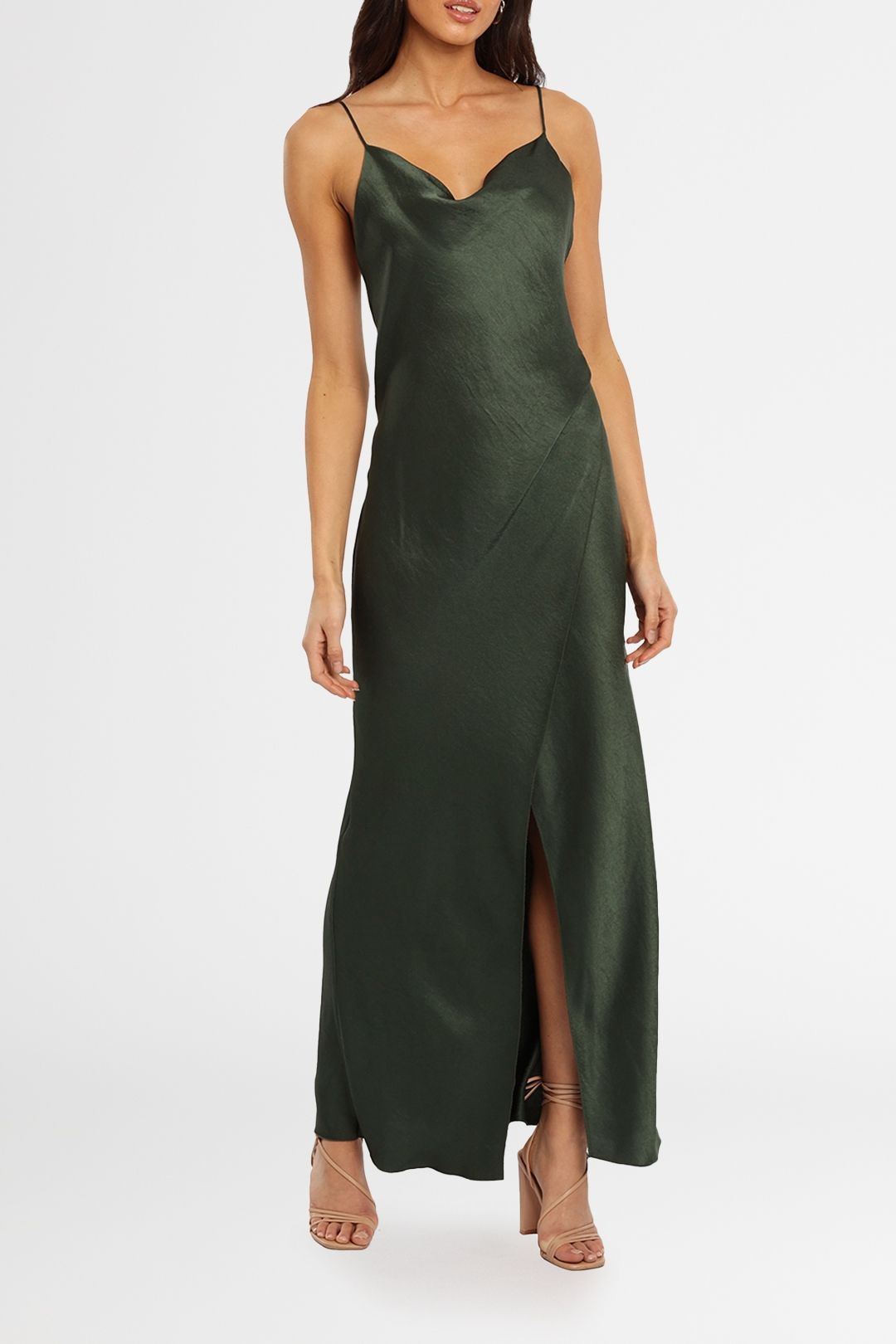 Camilla and marc 2025 bowery slip dress green