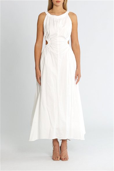 Hire Coppola Maxi Dress in White Camilla Marc GlamCorner