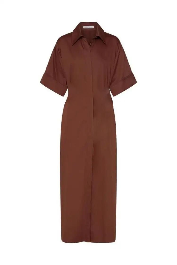 camilla and marc brown dress Hire Coppola Shirt Dress in Brown | Camilla and Marc