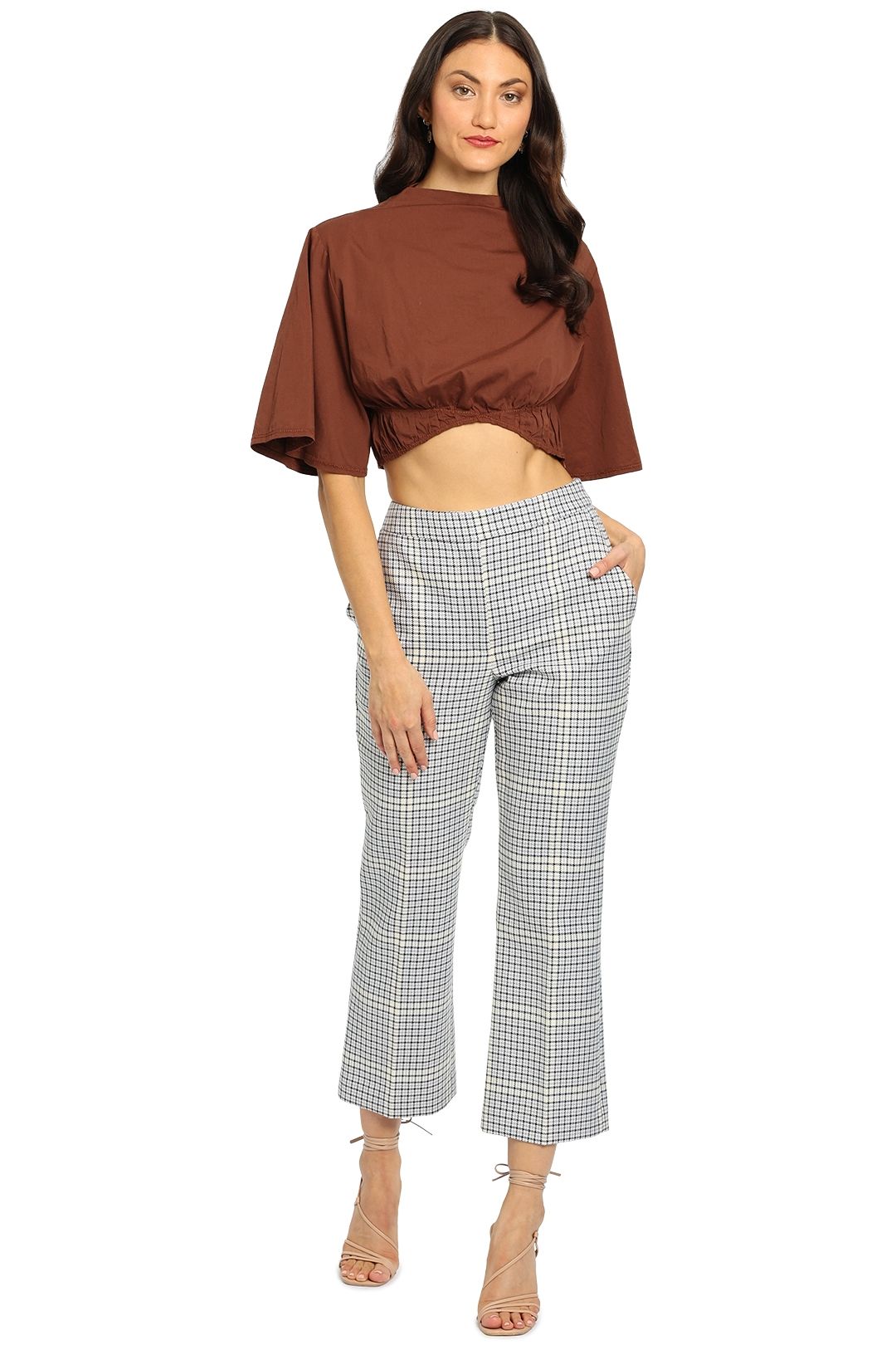 Camilla and Marc Duvall Pant Grey Check