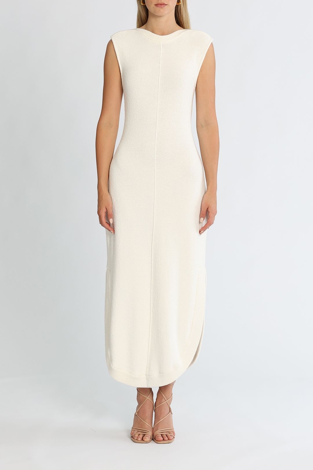 Hire Ellington Knit Dress in Ivory | Camilla and Marc | GlamCorner
