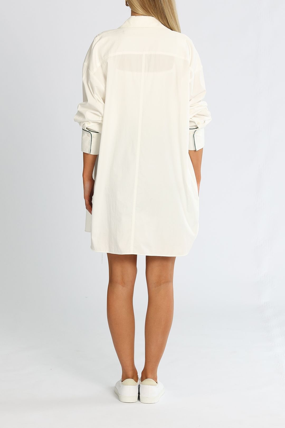 Camilla and Marc Idell Shirt White Long Length