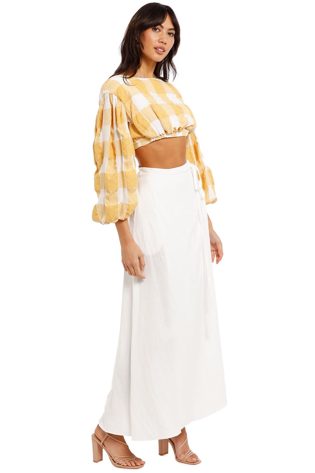 Camilla and Marc Marina Maxi Skirt in White Tie