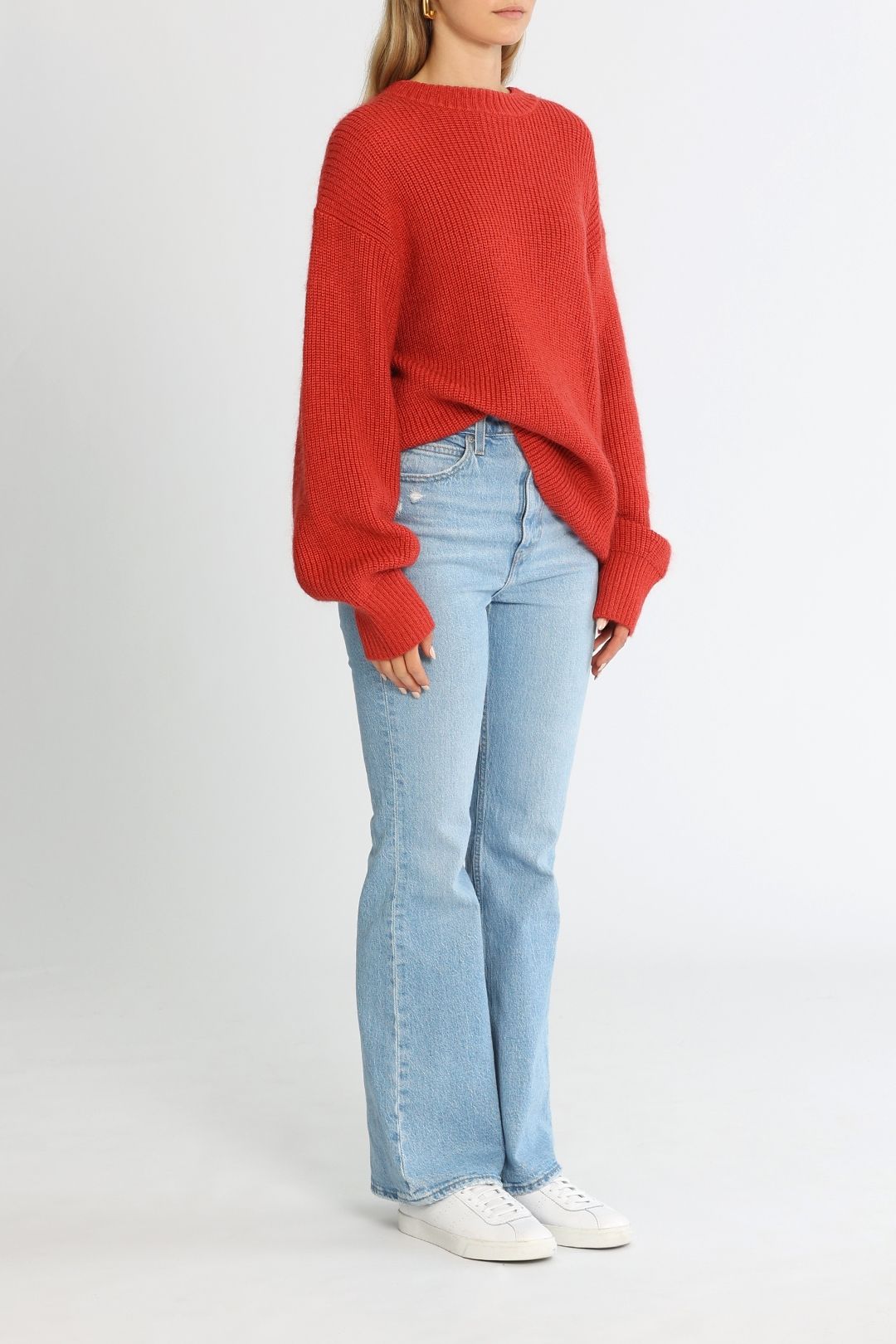 Camilla and Marc Nichols Knit Sweater Watermelon Long Sleeves