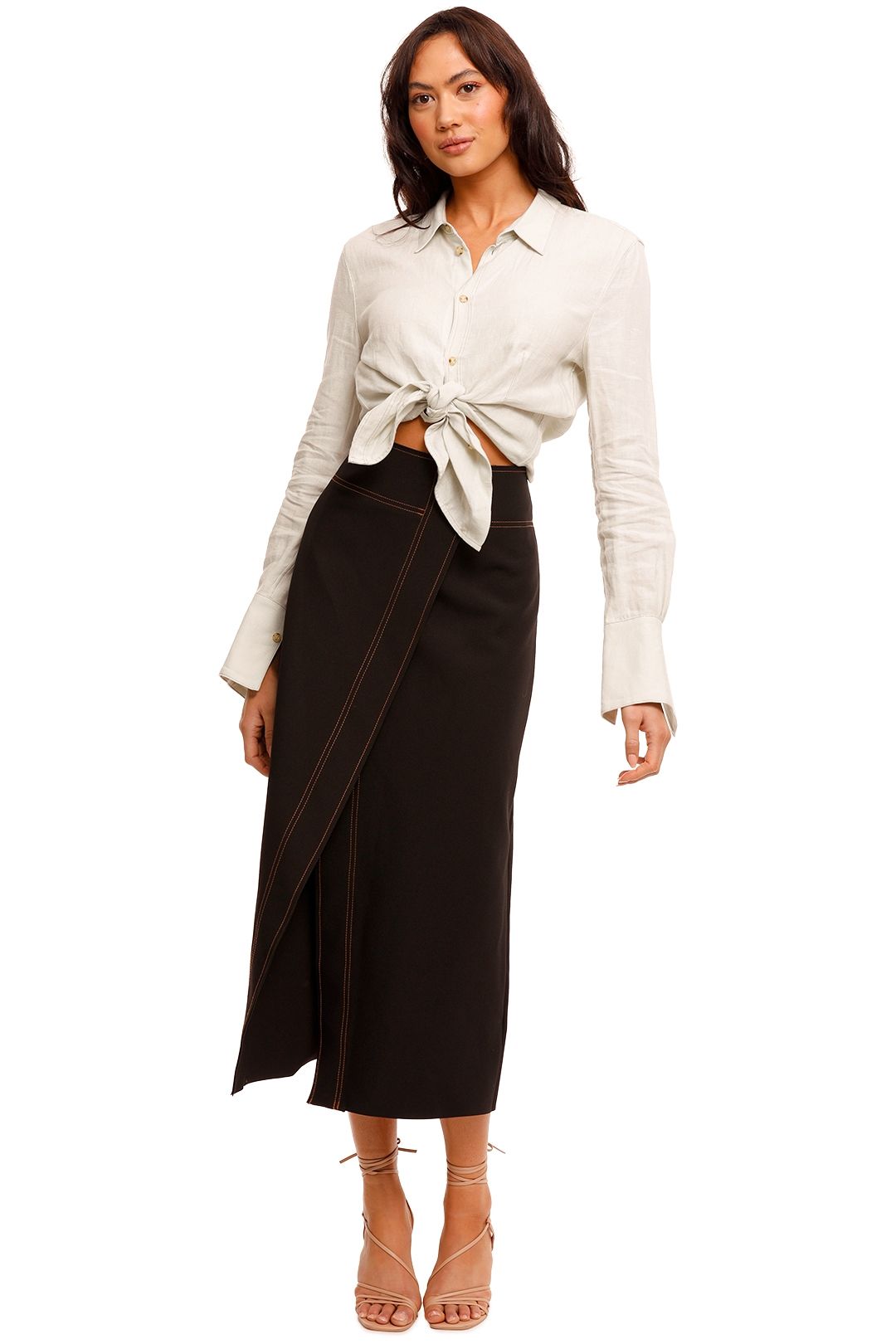 Camilla and Marc Onyx Skirt charcoal
