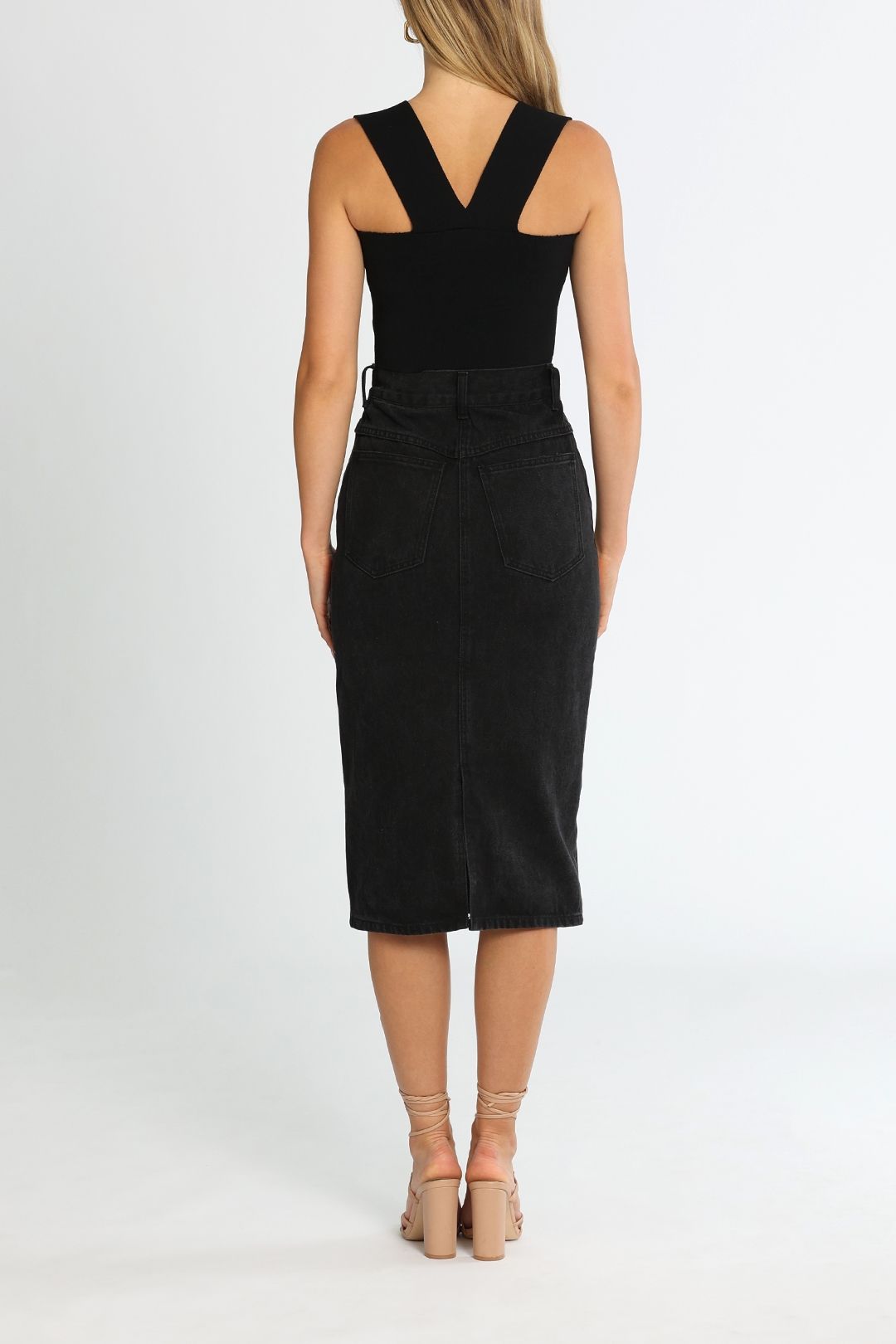 Camilla and Marc Penelope Skirt Charcoal Denim