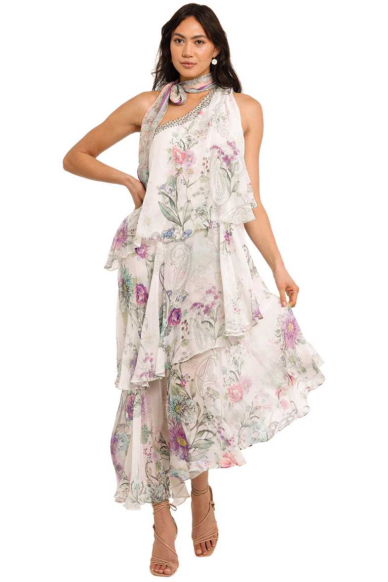 Hire Asymmetrical Wrap Dress, Camilla