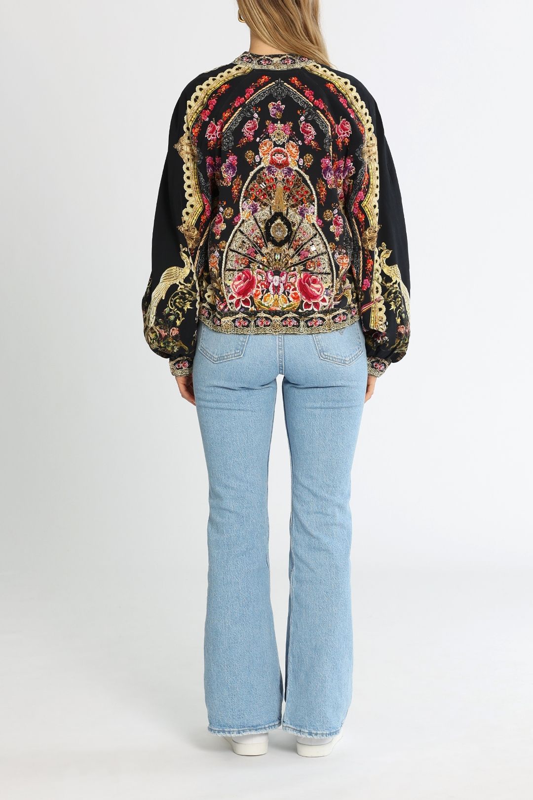 Camilla Bomber Jacket Dance With Duende Embroidery